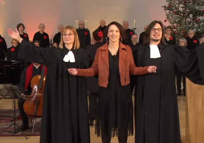Caroline Witschi, Natacha Houriet et Quentin Jeanneret