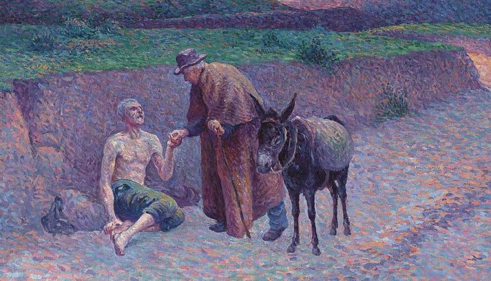 Extrait du tableau de Maximilien Luce, "Le bon Samaritain", 1896 Extrait du tableau de Maximilien Luce, "Le bon Samaritain", 1896 / ©Maximilien Luce, Public domain, via Wikimedia Commons