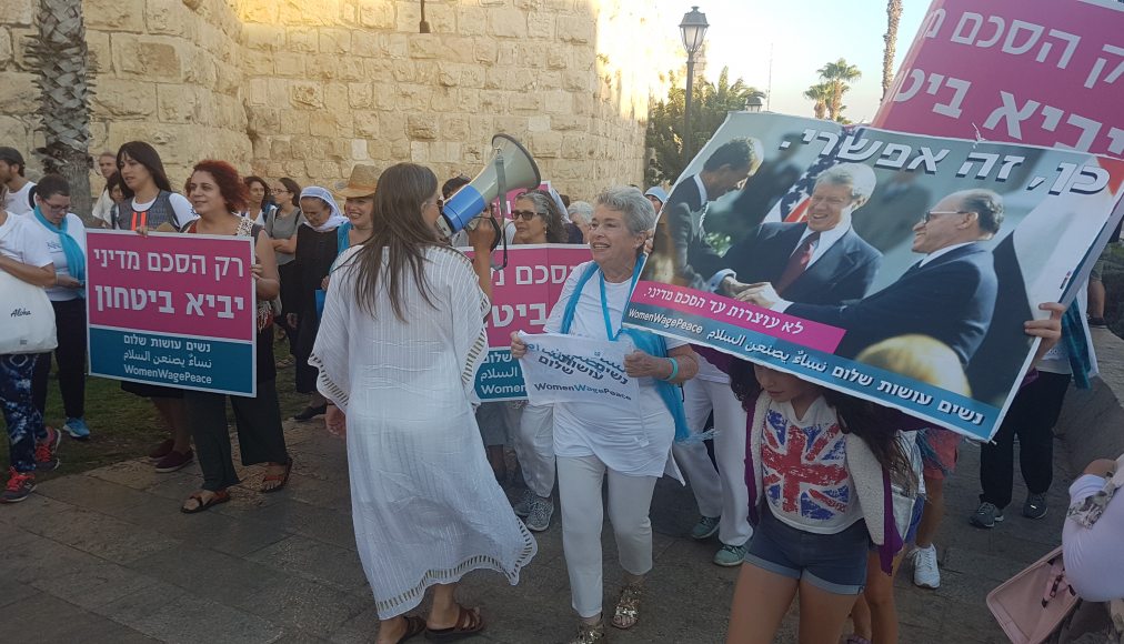 «Les femmes œuvrent pour la paix» manifestent en ce jeudi 20 septembre 2018 / ©Aline Jaccottet