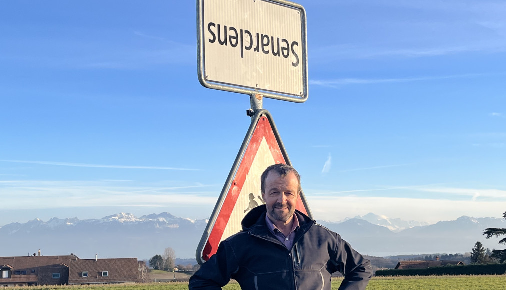 Jacky Pavillard, agriculteur à Senarclens / ©Gabrielle Desarzens