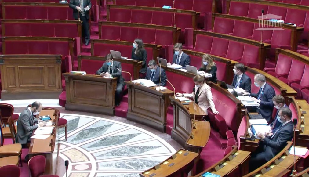 La loi sur les séparatismes religieux débattue à l&#039;Assemblée nationale française en ce mois de février 2021. / DR