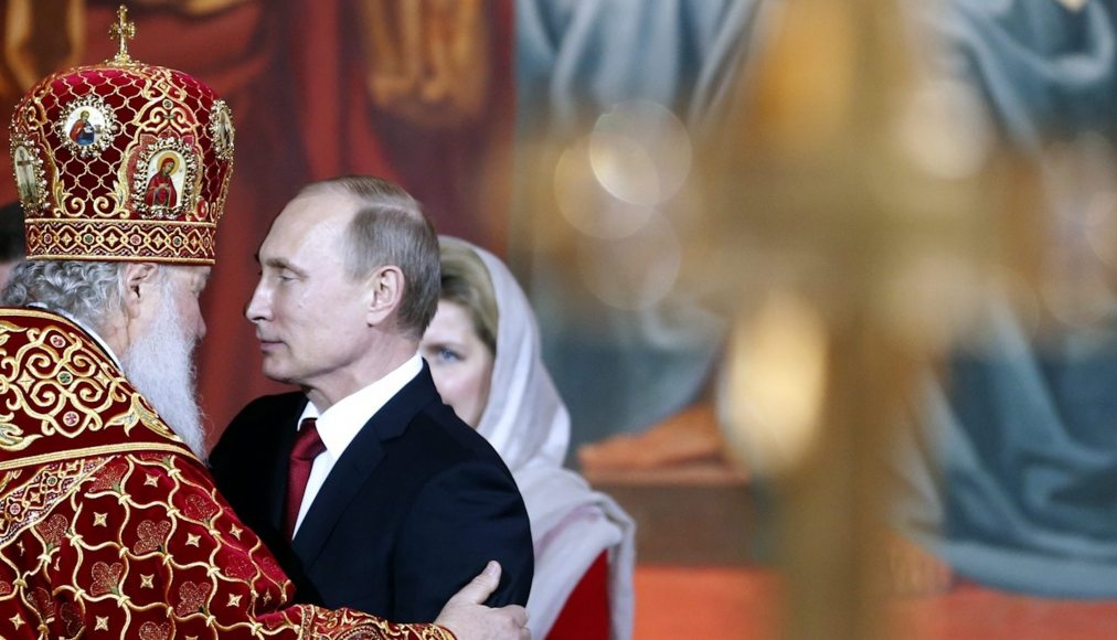 Le patriarche Kirill de Moscou partage beaucoup avec Vladimir Poutine... / Keystone/EPA/Maxim Shipenkov