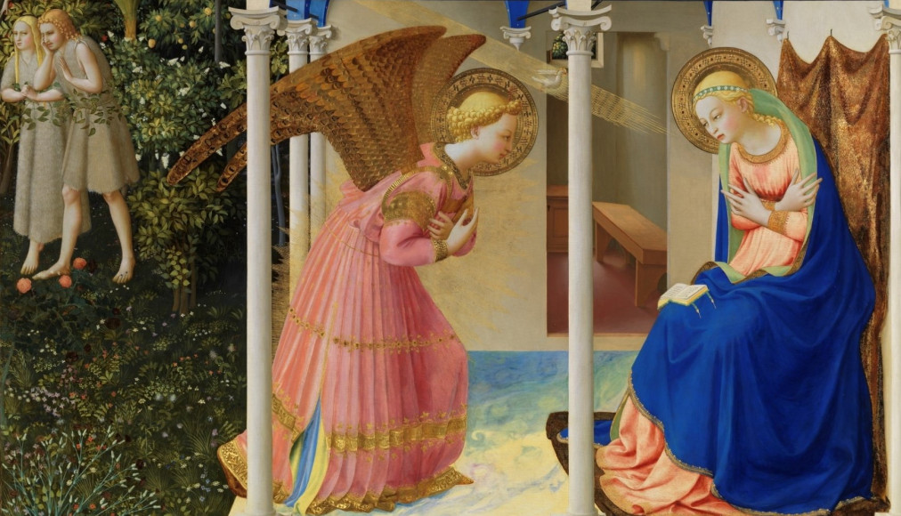 Fra Angelico, «L’Annonciation» (musée du Prado, Madrid). / © Marcos Amigo, CC BY-SA 4.0, via Wikimedia Commons