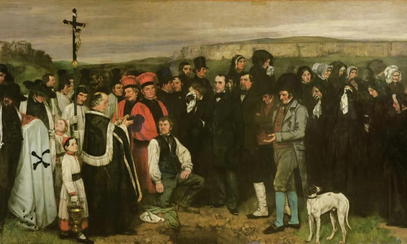 Enterrement à Ornans