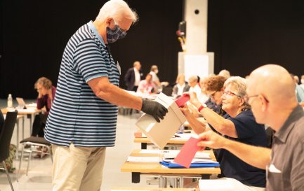 Les délégués au Synode des Eglises réformées Berne-Jura-Soleure se sont réunis les 18 et 19 août à Berne pour leur session d&#039;été. / © Michael Stahl